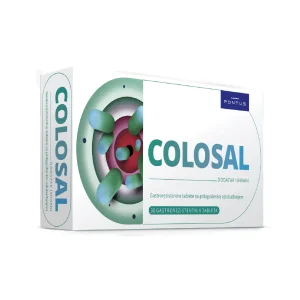 Colosal, 30 tabletes, diētiskajam uzturam kairinātu zarnu sindroma gadījumā