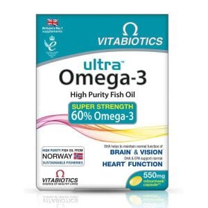 Vitabiotikas, Ultra Omega 3, 60 Kapsula