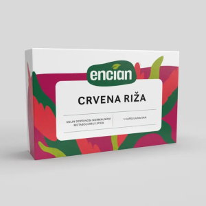 Encian, Crvena Riža, 30 Kapsula, Normalna Razina Kolesterola U Krvi