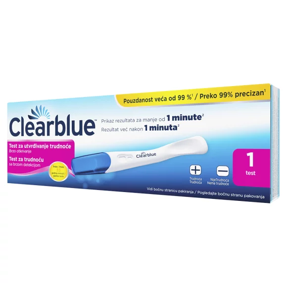 ClearBlue, Ātrā grūtniecības pārbaude