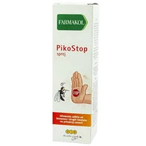 Farmakol PikoStop aerosols, 90 ml, dabīga aizsardzība pret odiem, ērcēm un citiem kukaiņiem