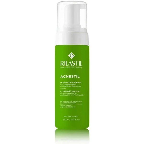 Rilastil, Acnetil Cleansing Foam, 150ml, kombineret og fedtet hud tilbøjelig til acne