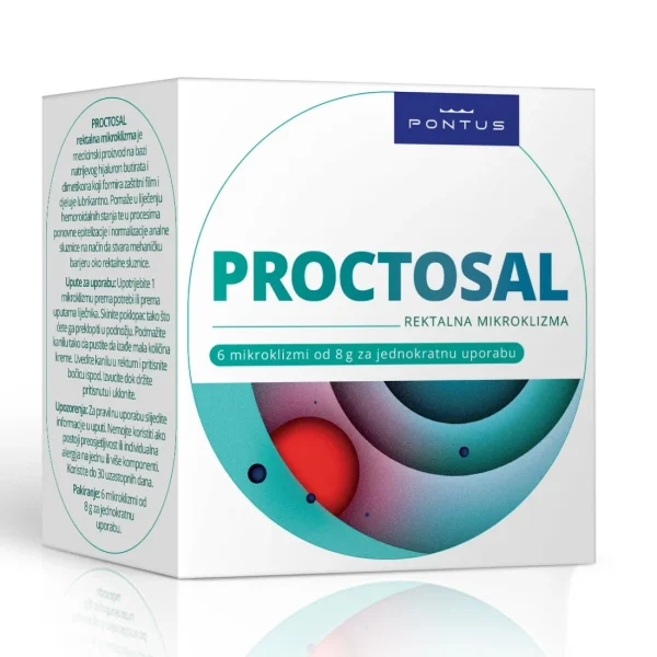 Proctosal, odbytniczy mikroklizm, 6 mikroklizmów