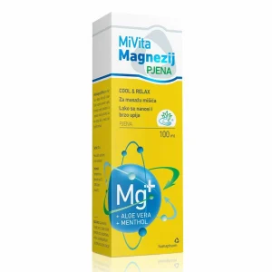 Hamapharm, MiVita magnio gelis, 100 ml, atpalaiduoja po sporto