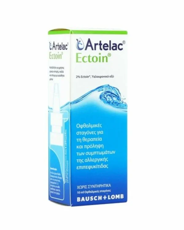 Artelac®, Ectoin, silmatilgad, 10 ml, allergiliste sümptomite ennetamine