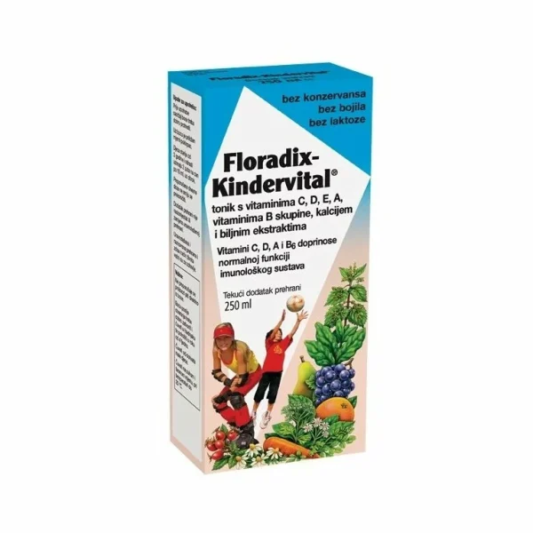 Floradix, Kindervital, 230ml, Tonik S Vitaminima, Kalcijem i Biljnim Ekstraktima - 1 Godina i Stariji