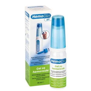 HemoClin gelis, 45 g, dirginimo, niežėjimo ir jautrumo simptomams malšinti