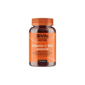 AbelaPharm, BiVits, C vitamīns 500 un Acerola, 60 tabletes