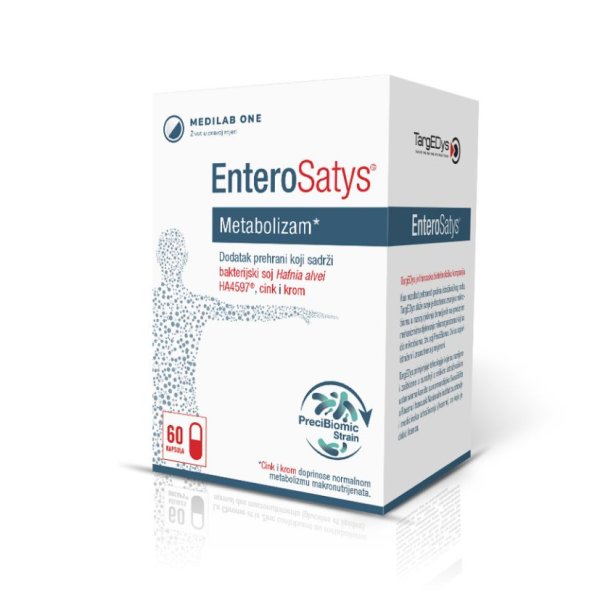 EnteroSatys, 60 kapsulas, probiotikas apetītes regulēšanai