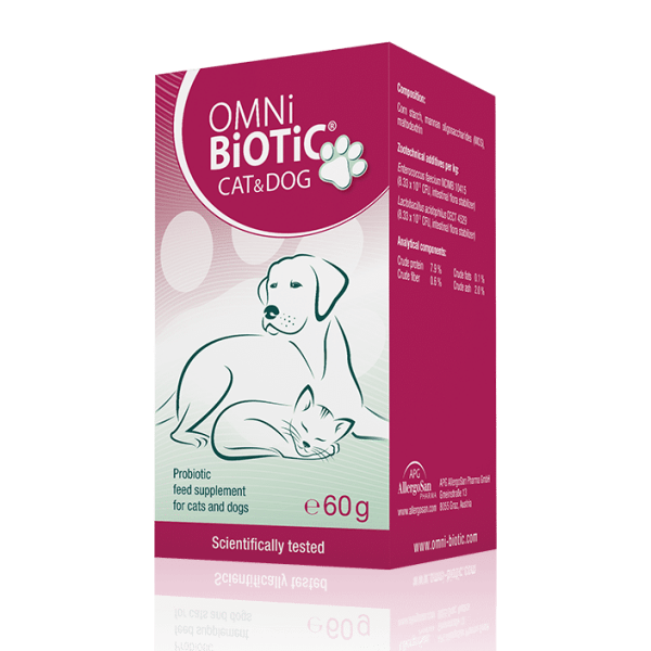 OMNi-BiOTiC®, CAT&DOG, 60 g, Probiotici Za Kućne Ljubimce