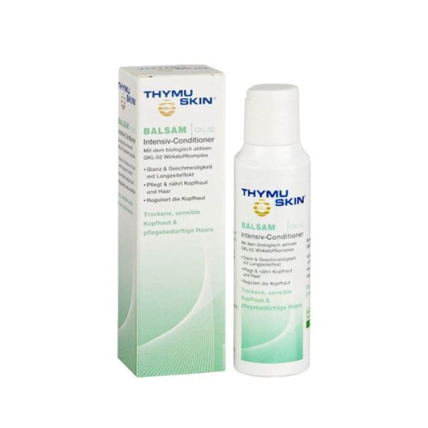 Thymuskin® balzsam, 100 ml, törékeny és nagyon vagy zsíros hajra, korpásodásra és viszketésre