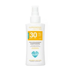 Alphanova, Sun Hypo Spray, SPF 30+, 90g, Til overfølsom hud