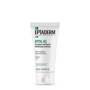 Eptaderm, AC Mattifying Emulsion για τη ρύθμιση σμήγματος του δέρματος με τάση ακμής, 50ml