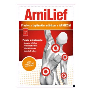 Arnilief, 1 Plaster, Med Termisk Virkning, Gigtsmerter, Sportsskader