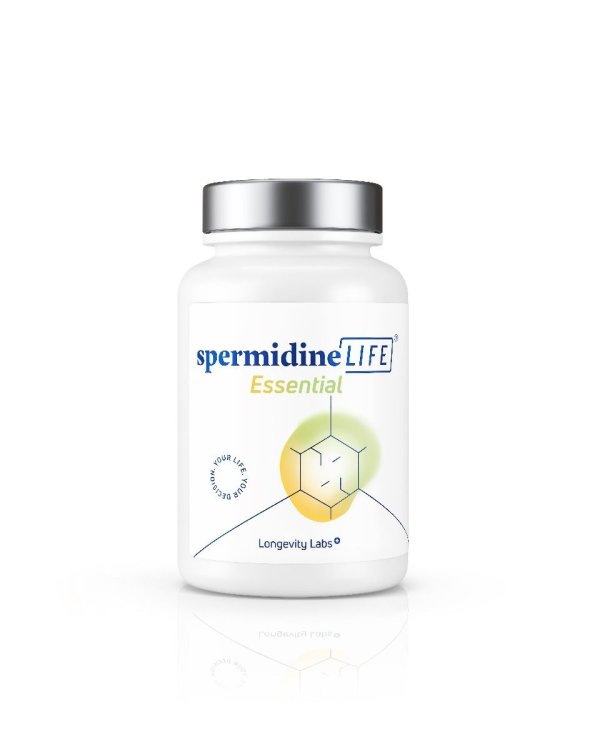 SpermidineLIFE®, Essential+, 60 kapsulių, 1 mg spermidino, palaiko autofagiją
