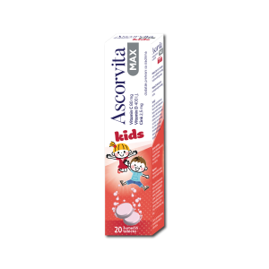 Ascorvita MAX Kids, 20 Šumećih Tableta