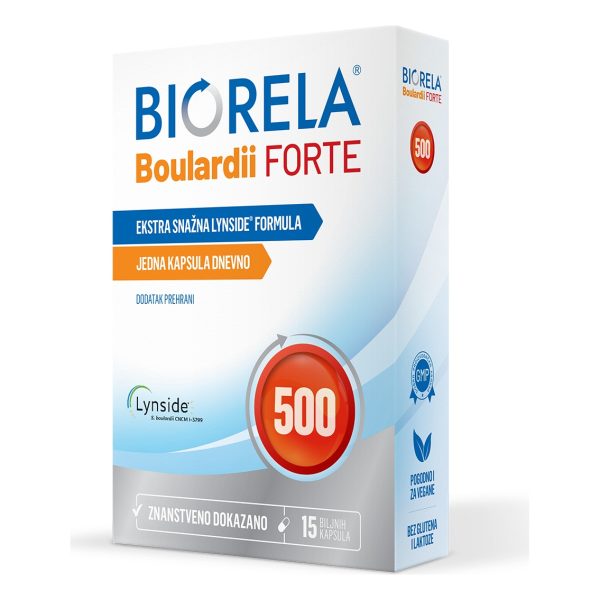 Biorela Boulardii Forte 500 15 Kapsula