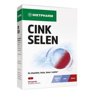 Dietpharm Cink Selen 30 kapsula