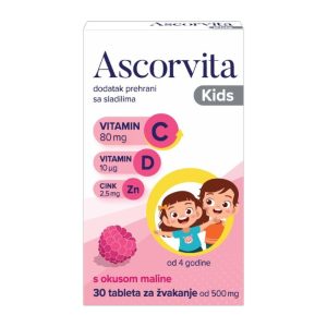 Ascorvita Kids 30 tableta za žvakanje